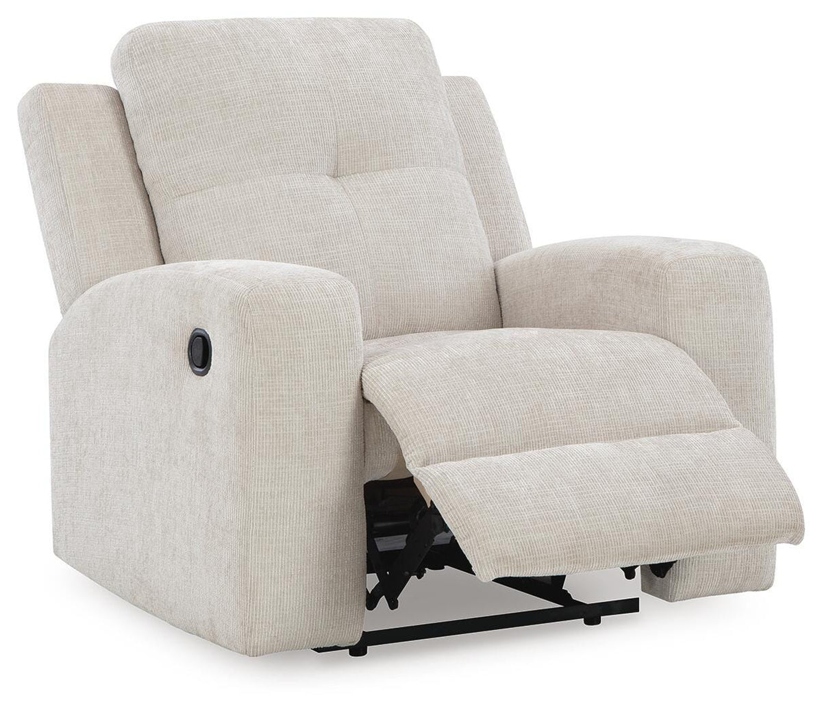 Danum Recliner in Stone, open view