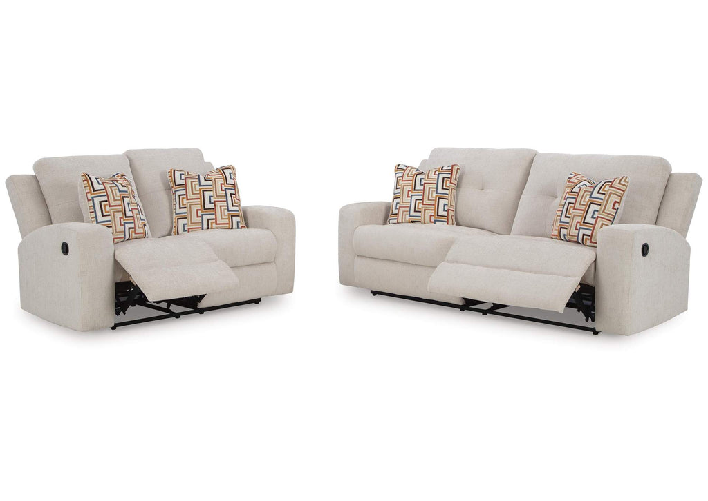 Danum Manual Reclining Sofa and Loveseat