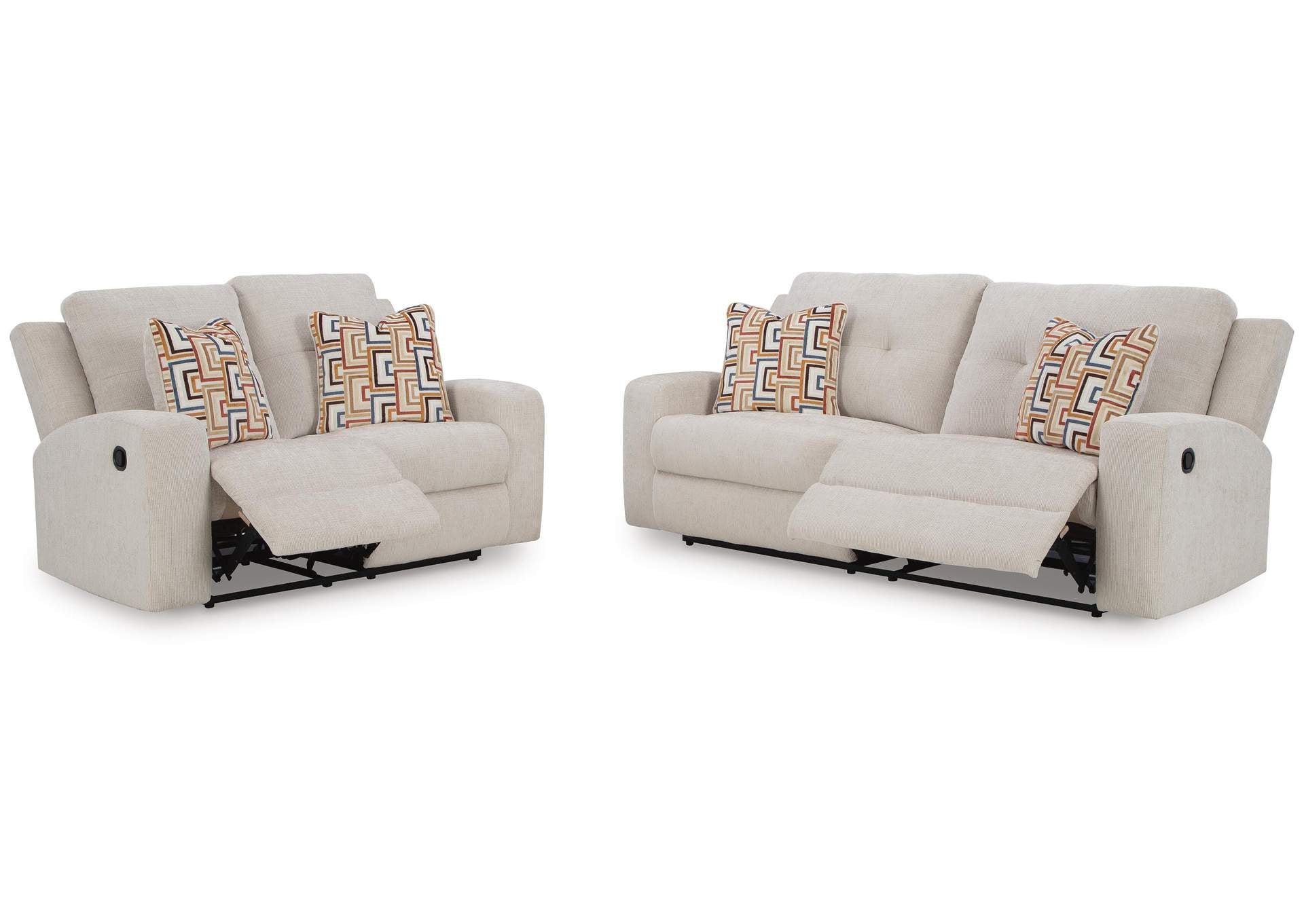 Danum Manual Reclining Sofa and Loveseat