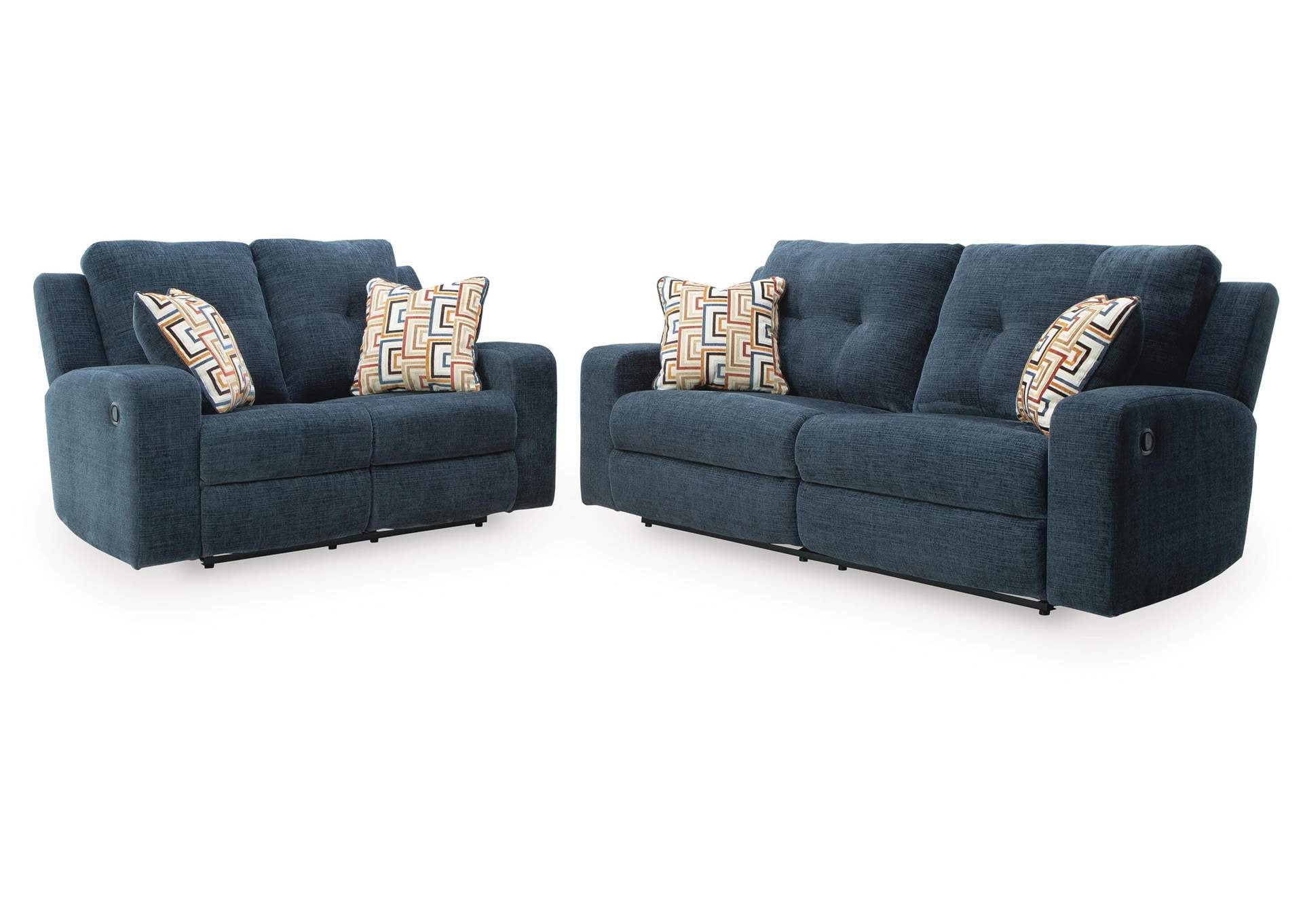 Danum Manual Reclining Sofa and Loveseat