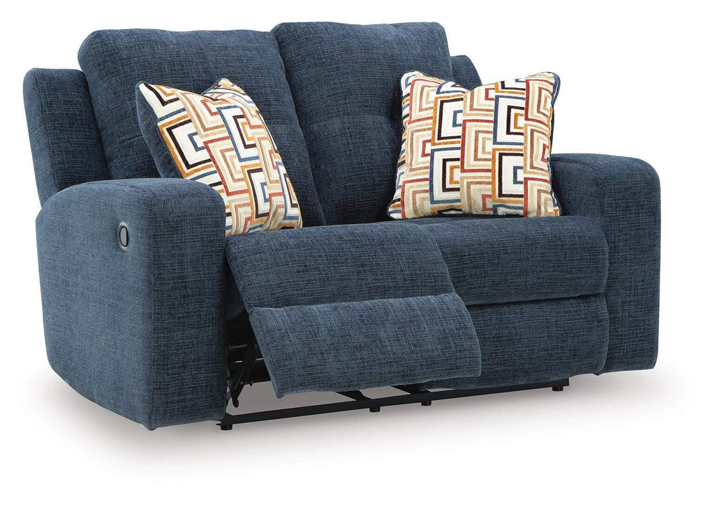 Danum Reclining Loveseat angled view