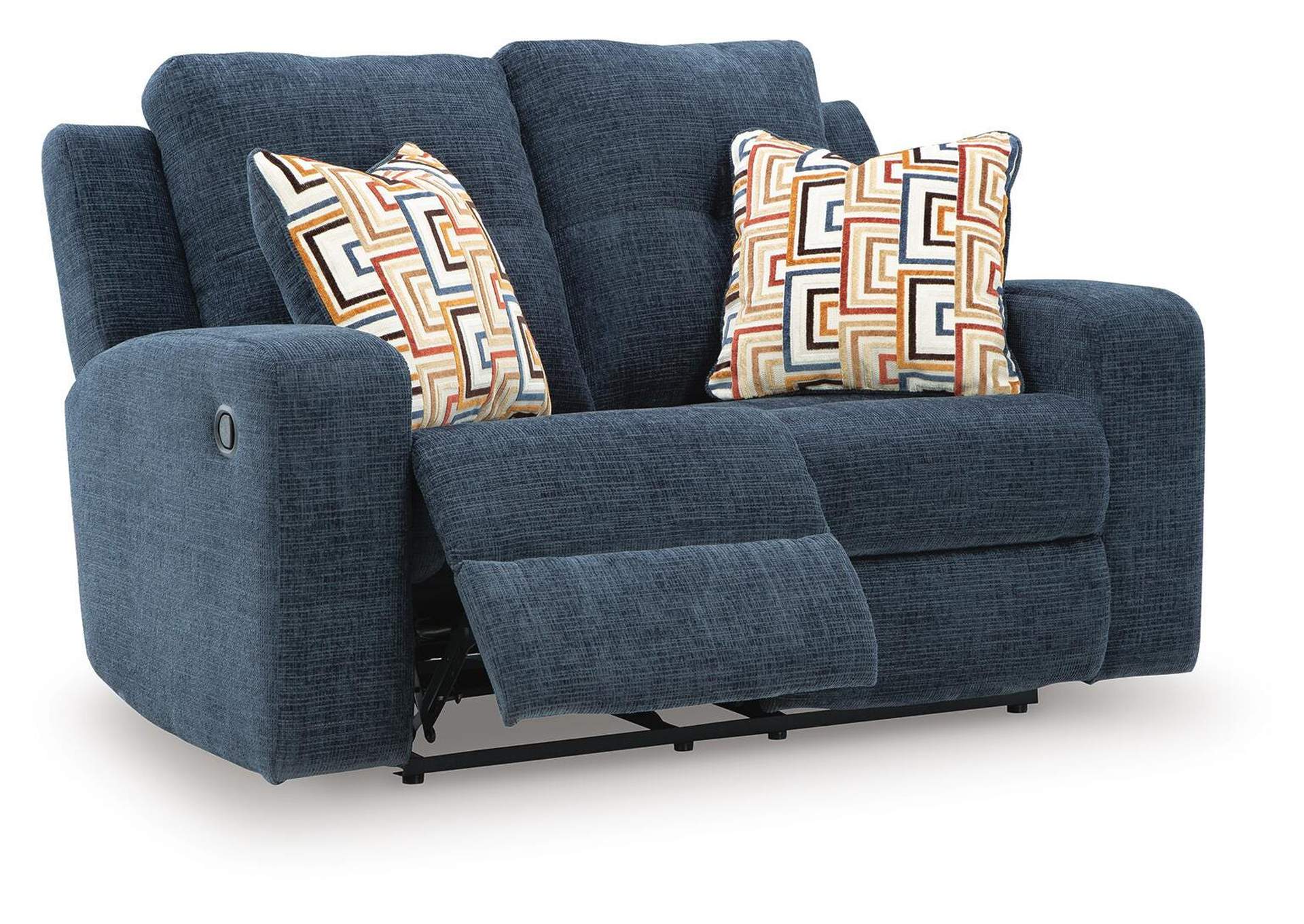 Danum Reclining Loveseat angled view