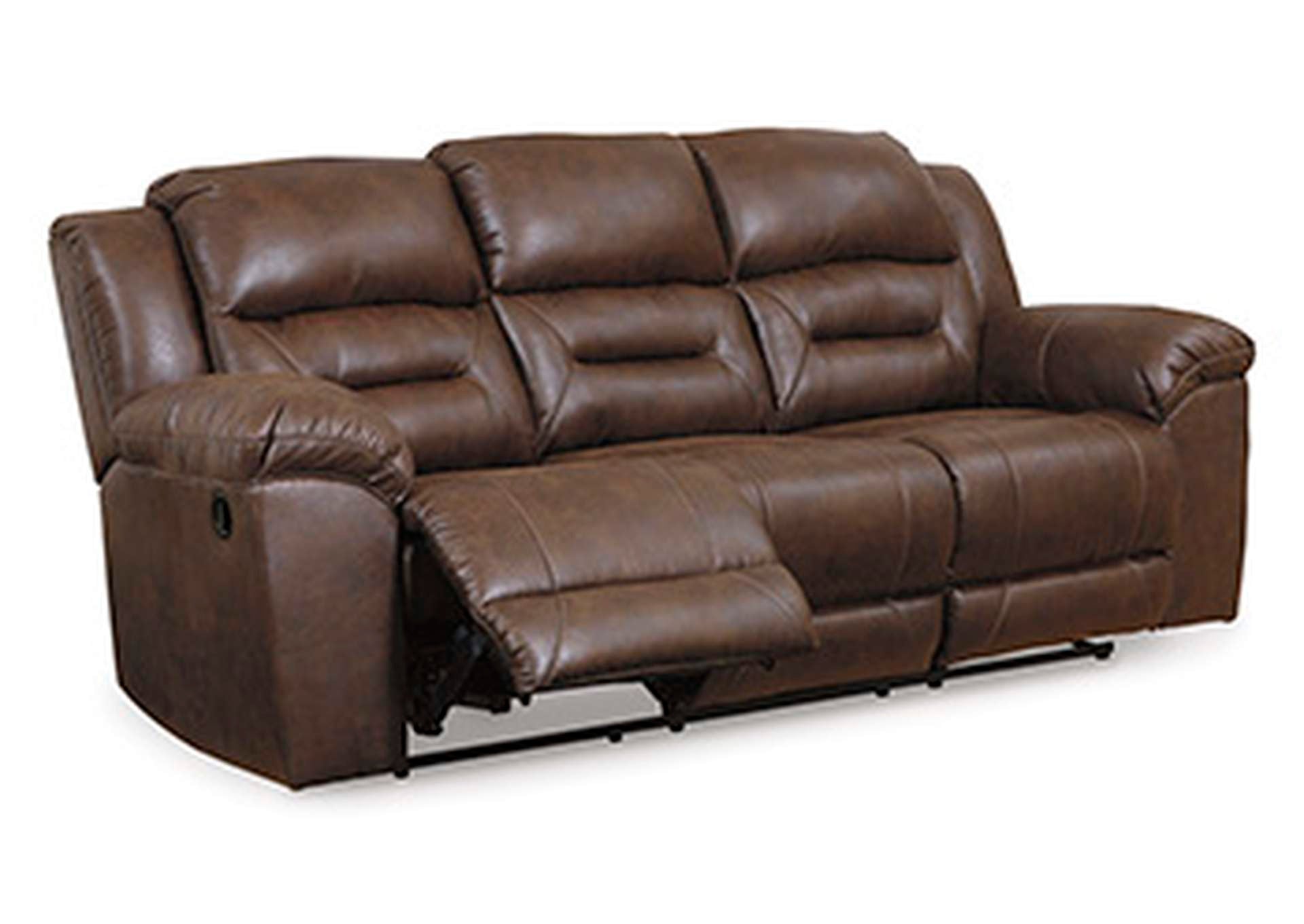 Stoneland Reclining Sofa angled view