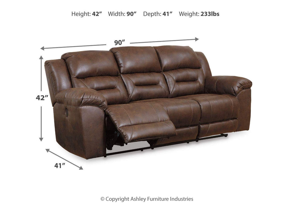 Stoneland Power Reclining Sofa dimensions