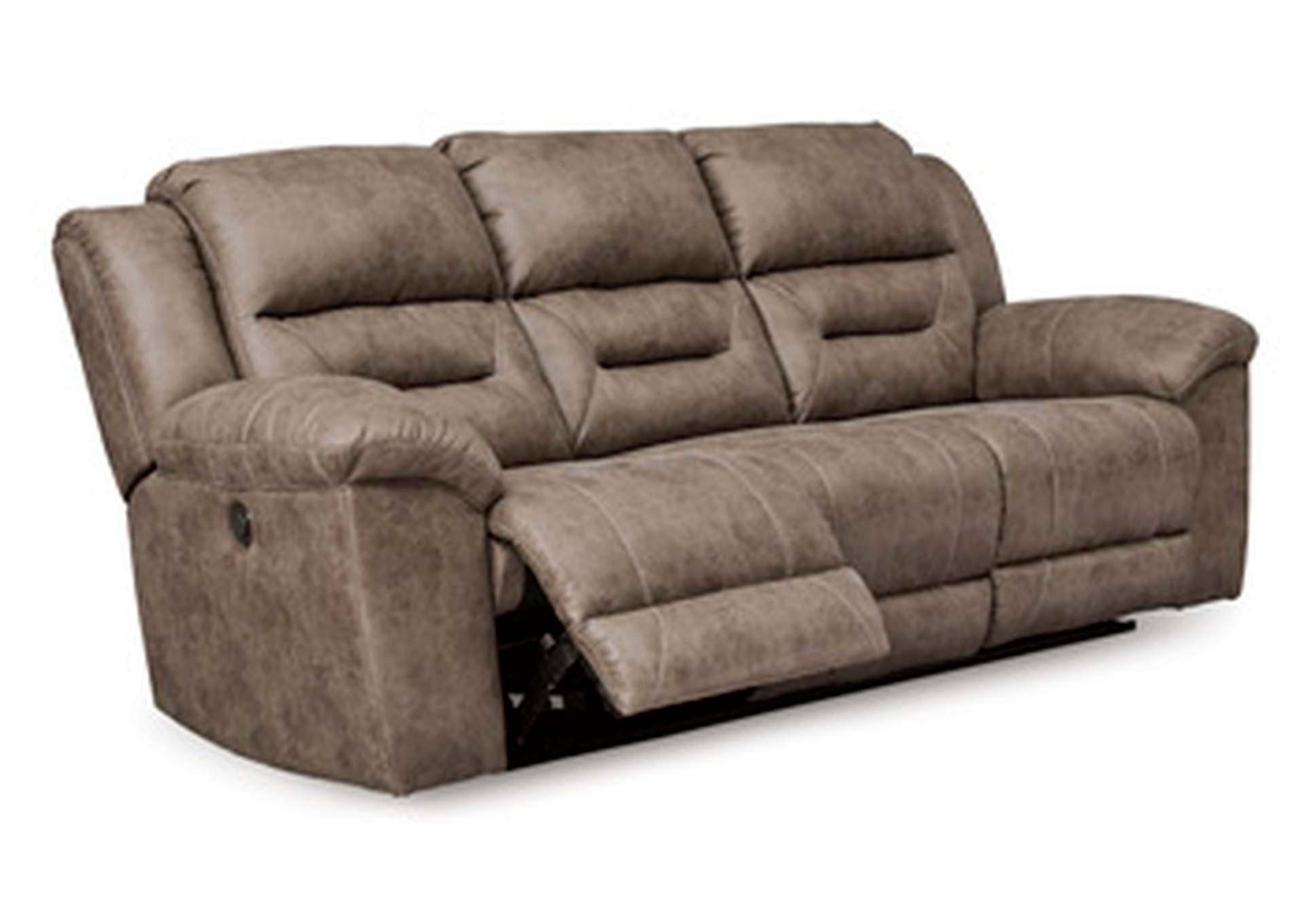 Stoneland Power Reclining Sofa angled view