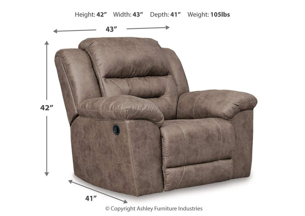 Stoneland Recliner dimensions