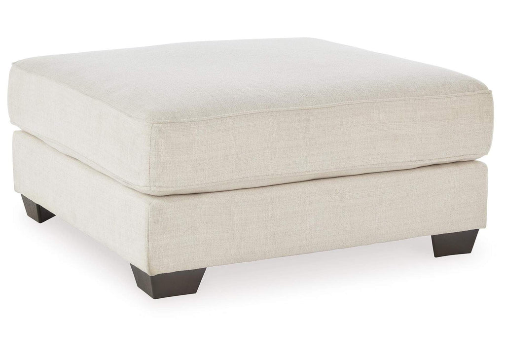 Lerenza Oversized Accent Ottoman angled view