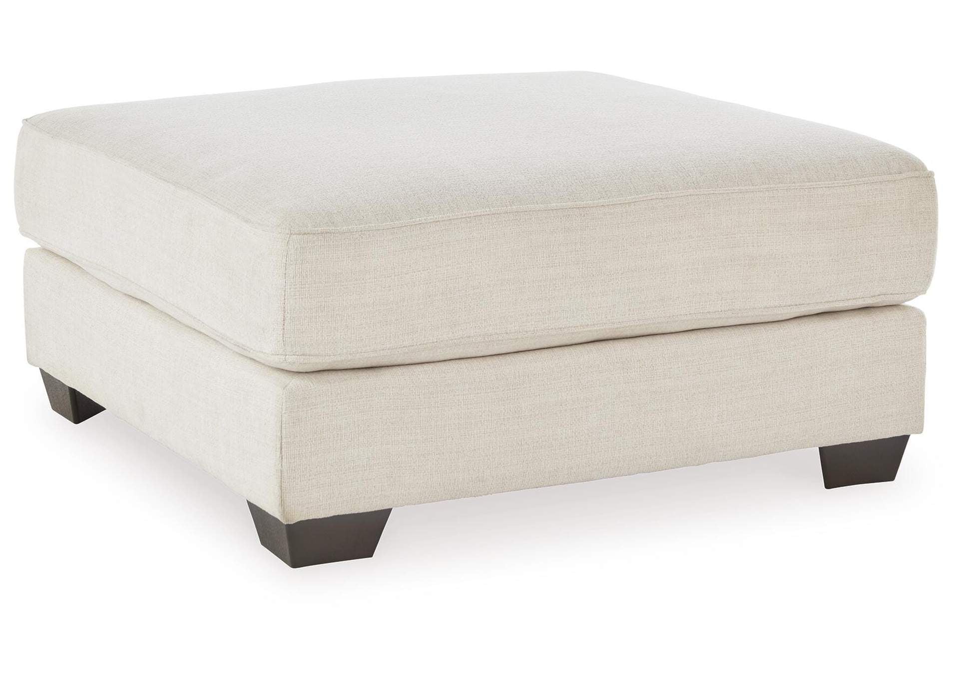 Lerenza Oversized Accent Ottoman angled view
