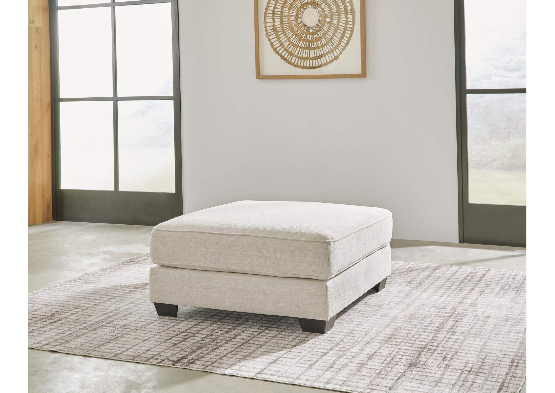 Lerenza Oversized Accent Ottoman