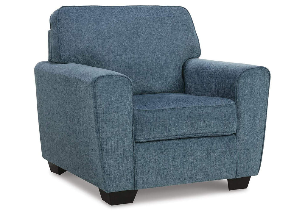 Cashton Sofa, Loveseat, Chair and Ottoman angled view