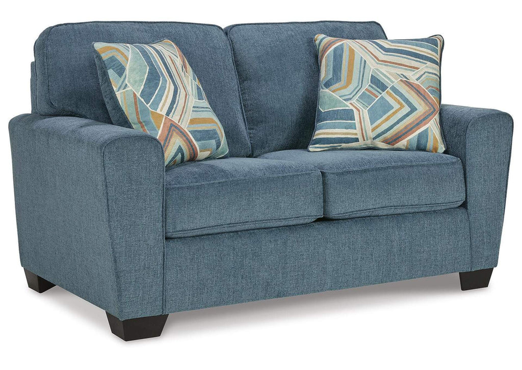 Cashton Loveseat angled view