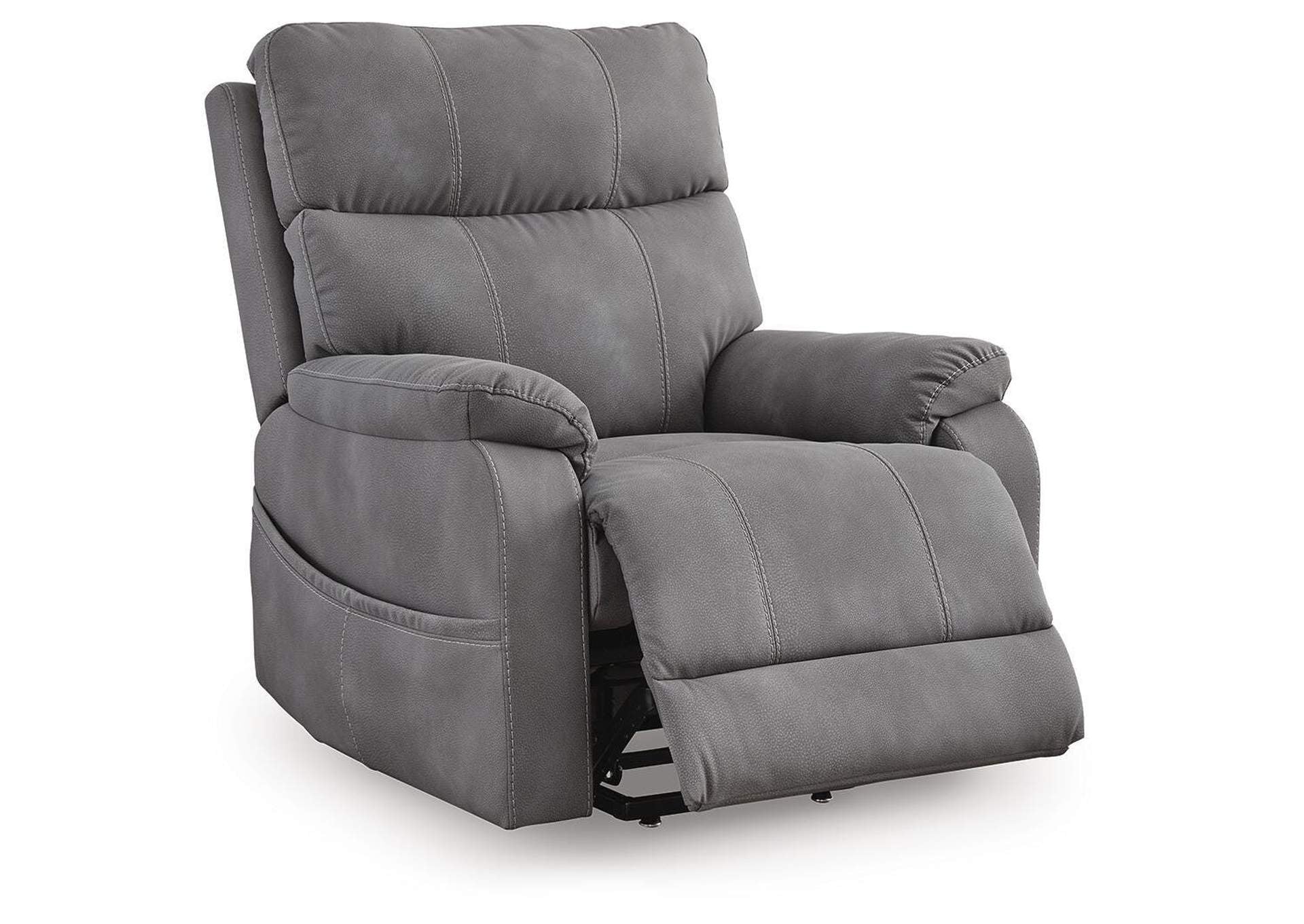 Next-Gen Durapella Power Lift Recliner angled view