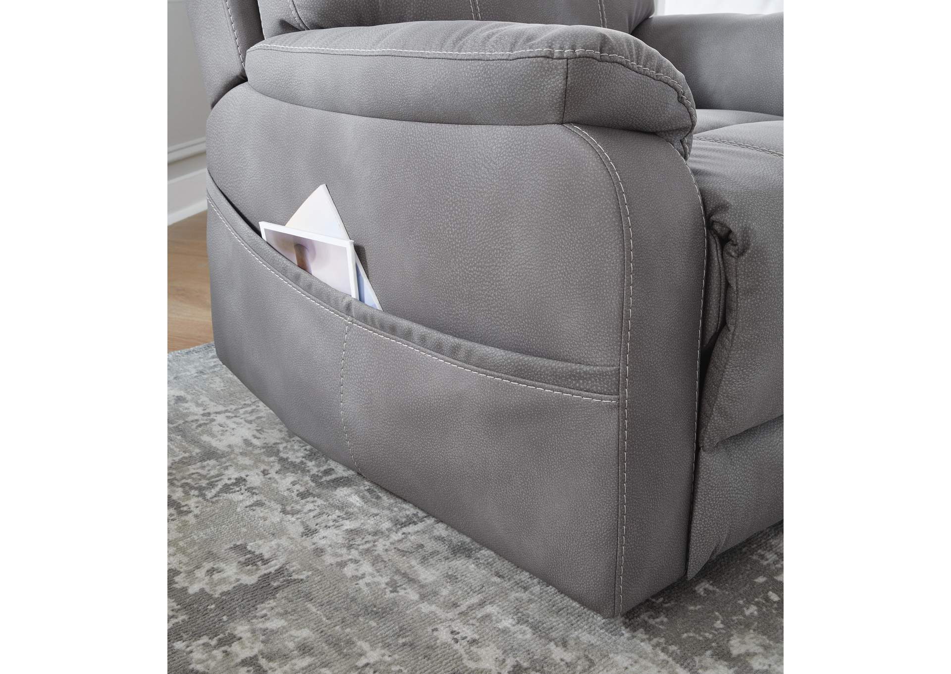 Next-Gen Durapella Power Lift Recliner detail
