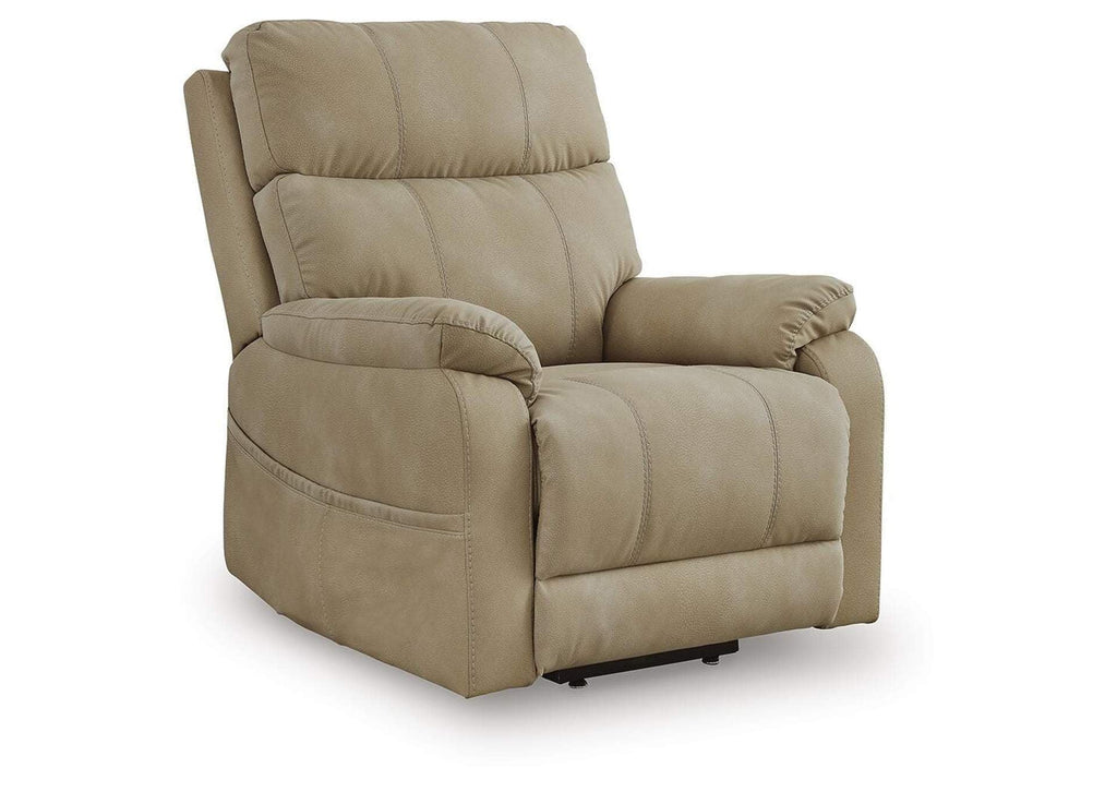 Next-Gen DuraPella Power Lift Recliner in Sand — detail 2