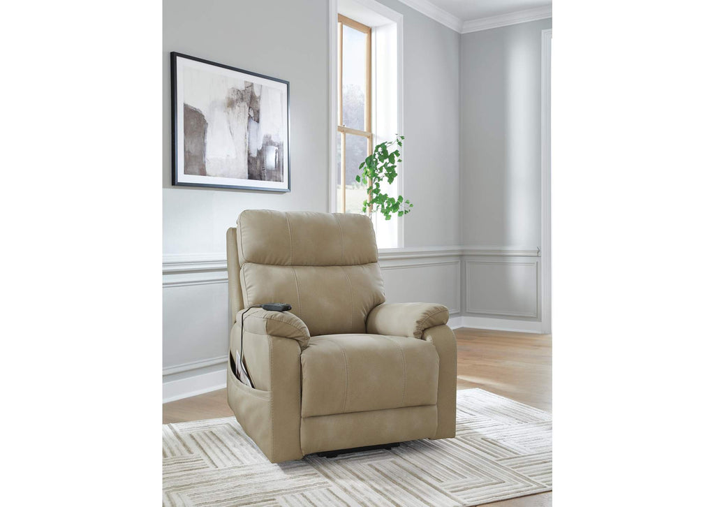 Next-Gen Durapella Power Lift Recliner angled view