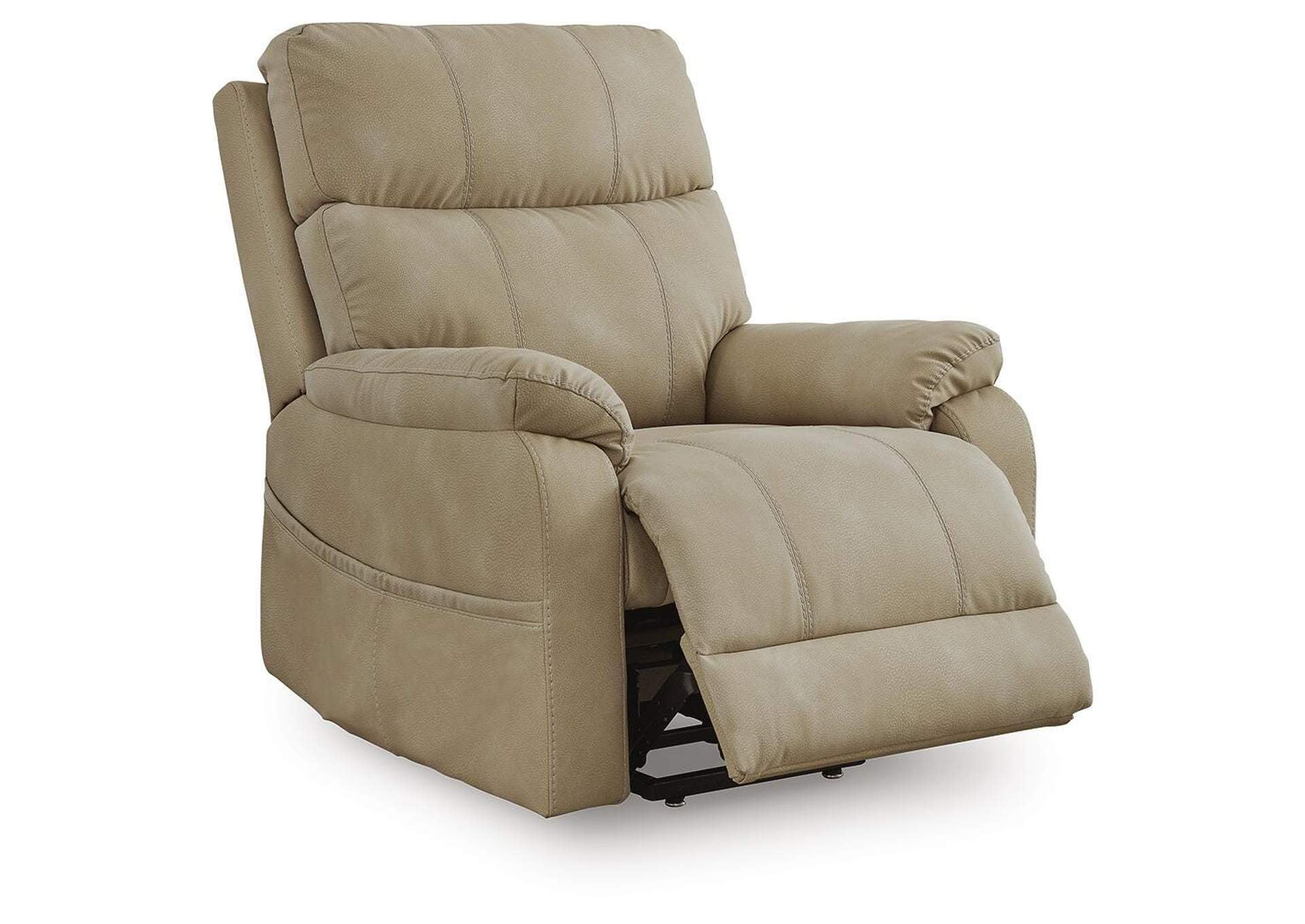 Next-Gen Durapella Power Lift Recliner angled view