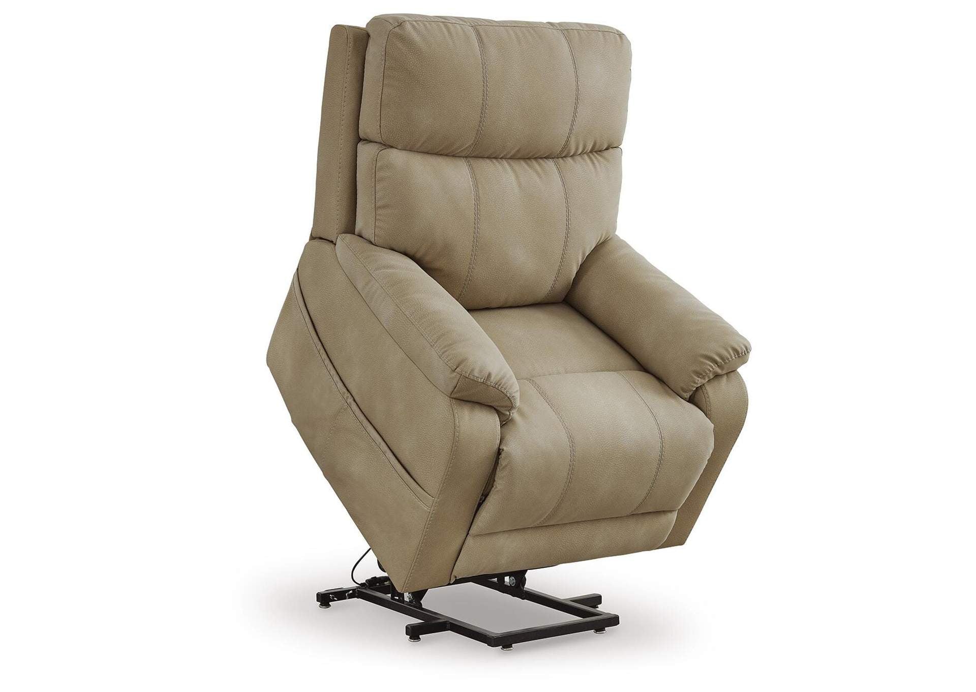 Next-Gen Durapella Power Lift Recliner angled view