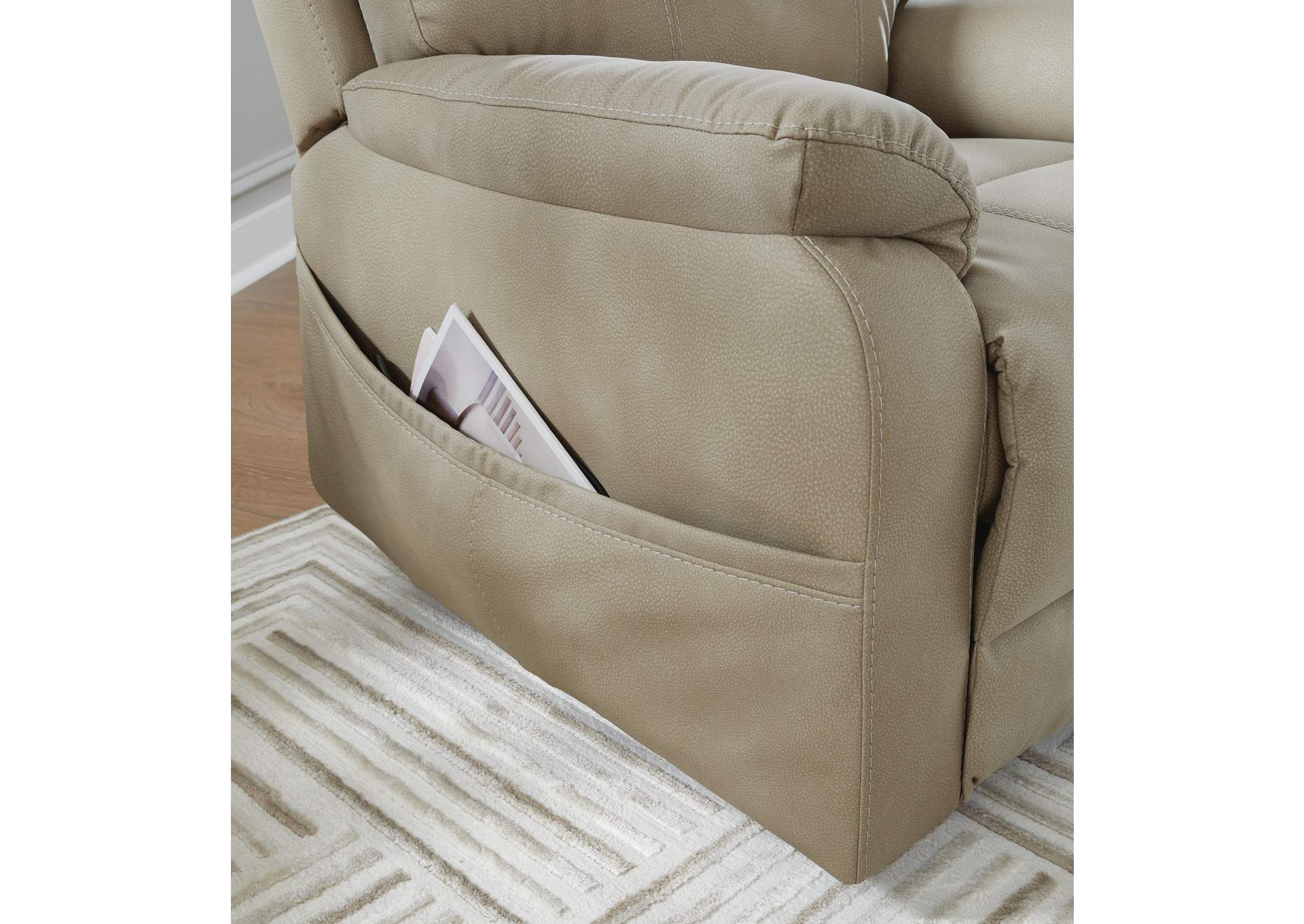 Next-Gen Durapella Power Lift Recliner detail