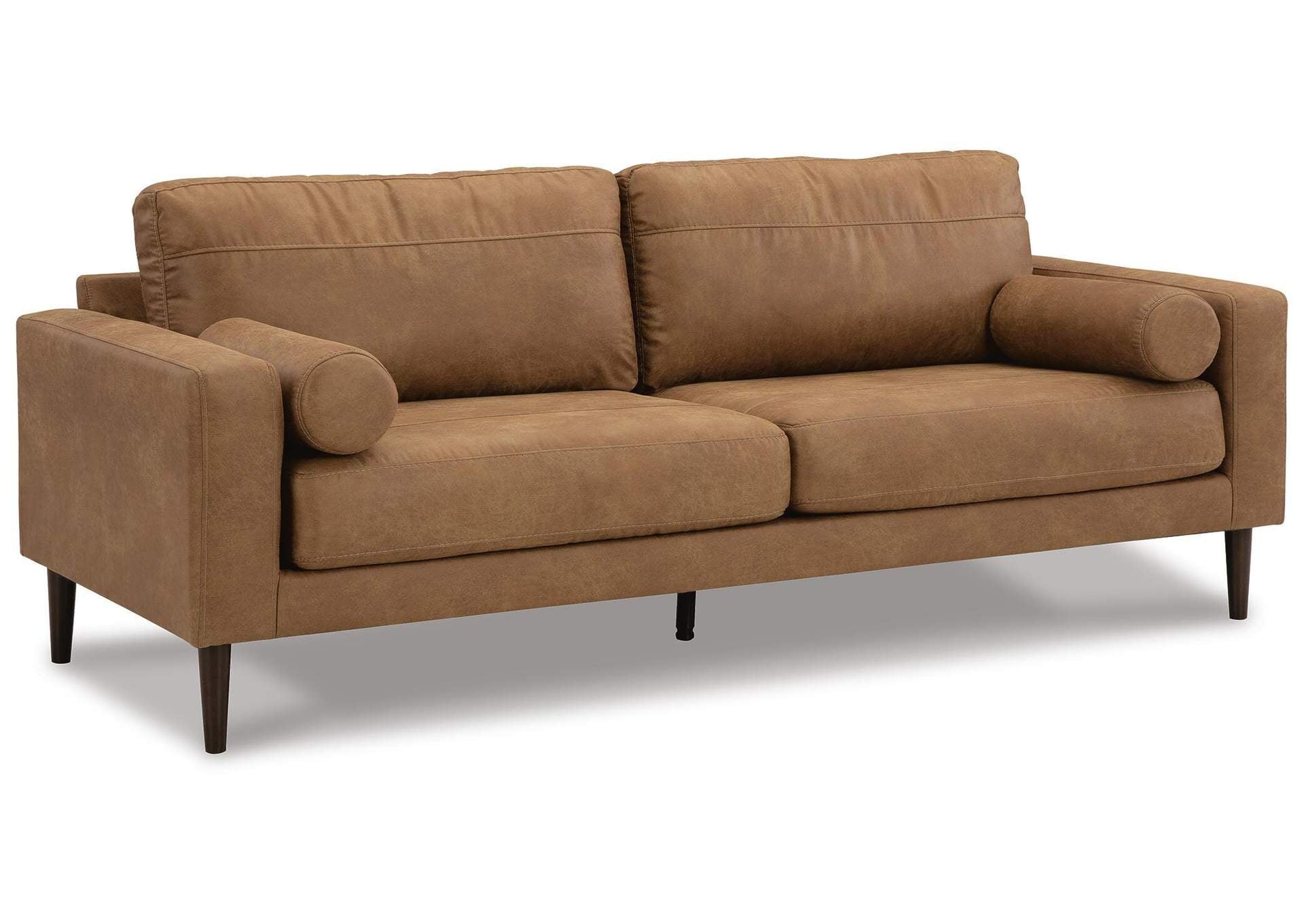 Telora Sofa, Loveseat, Chair and Ottoman angled view