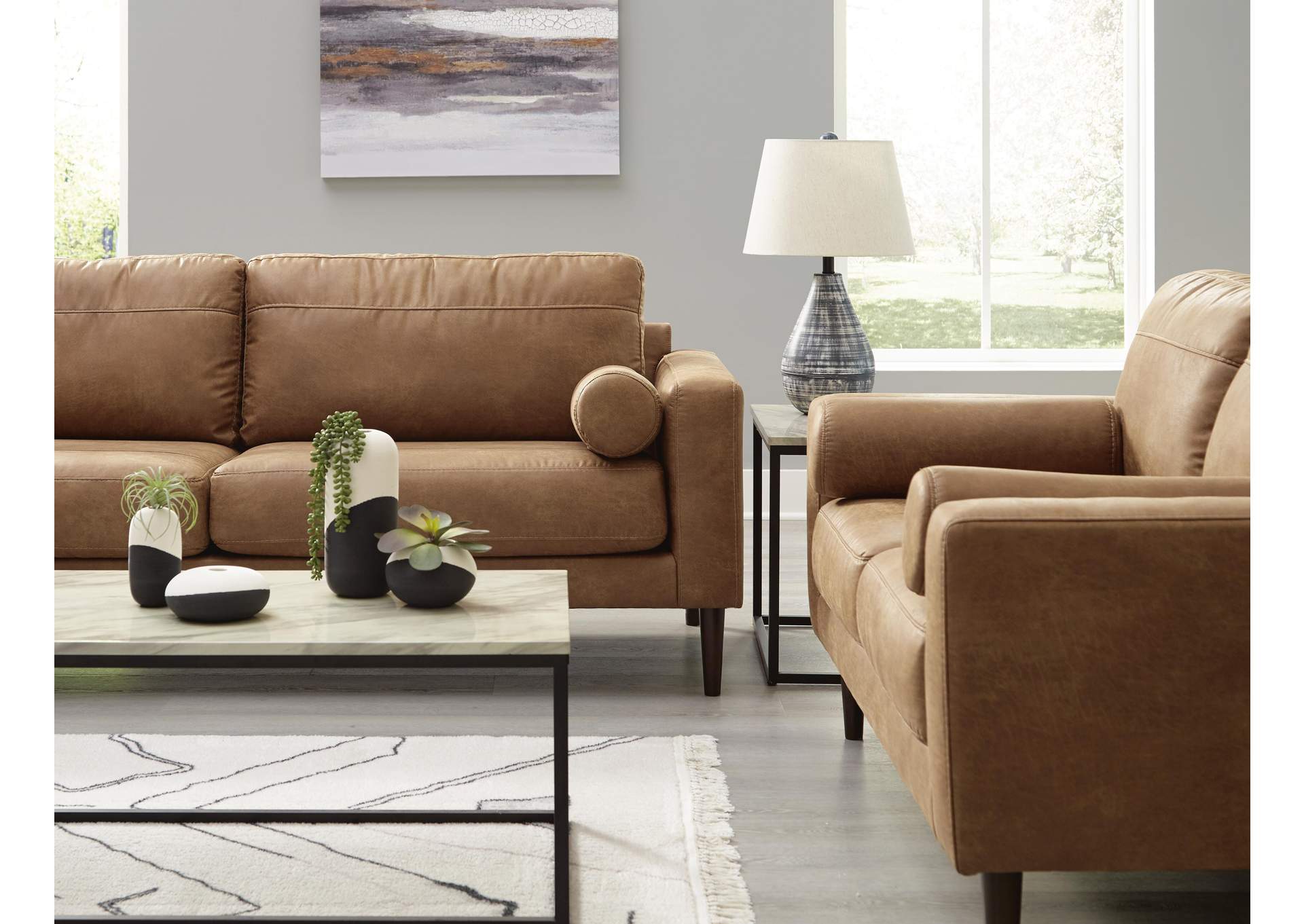 Telora Sofa and Loveseat