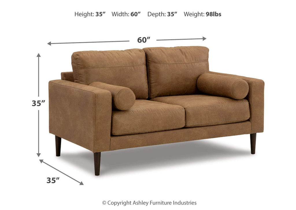 Telora Loveseat dimensions