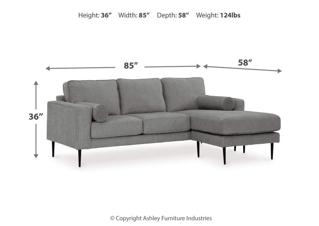 Hazela Sofa Chaise dimensions