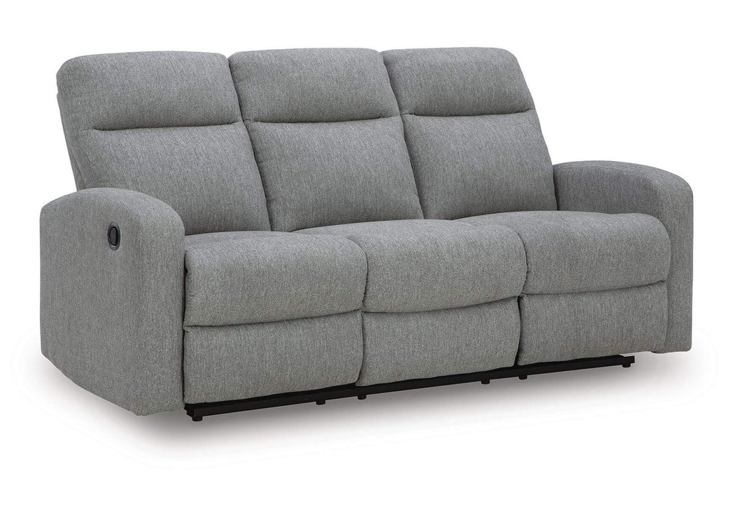 Gauntlet Reclining Sofa angled view