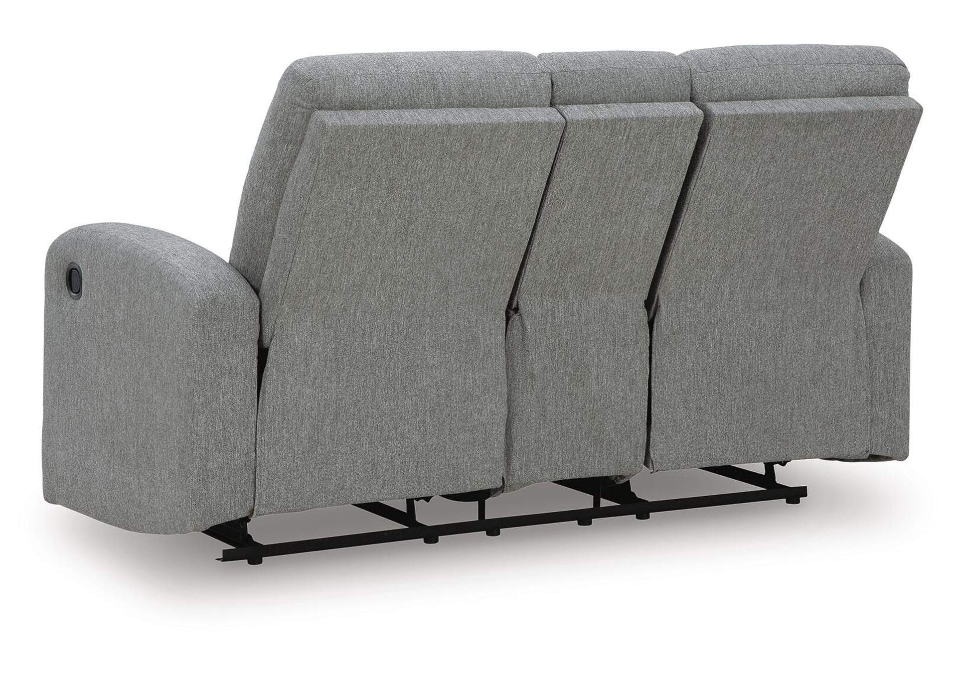 Gauntlet Reclining Loveseat with Console