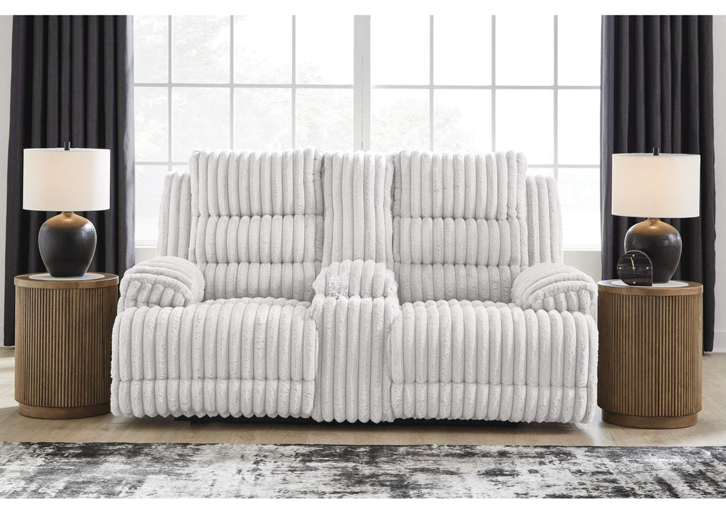 Rhines Falls Power Reclining Loveseat with Console