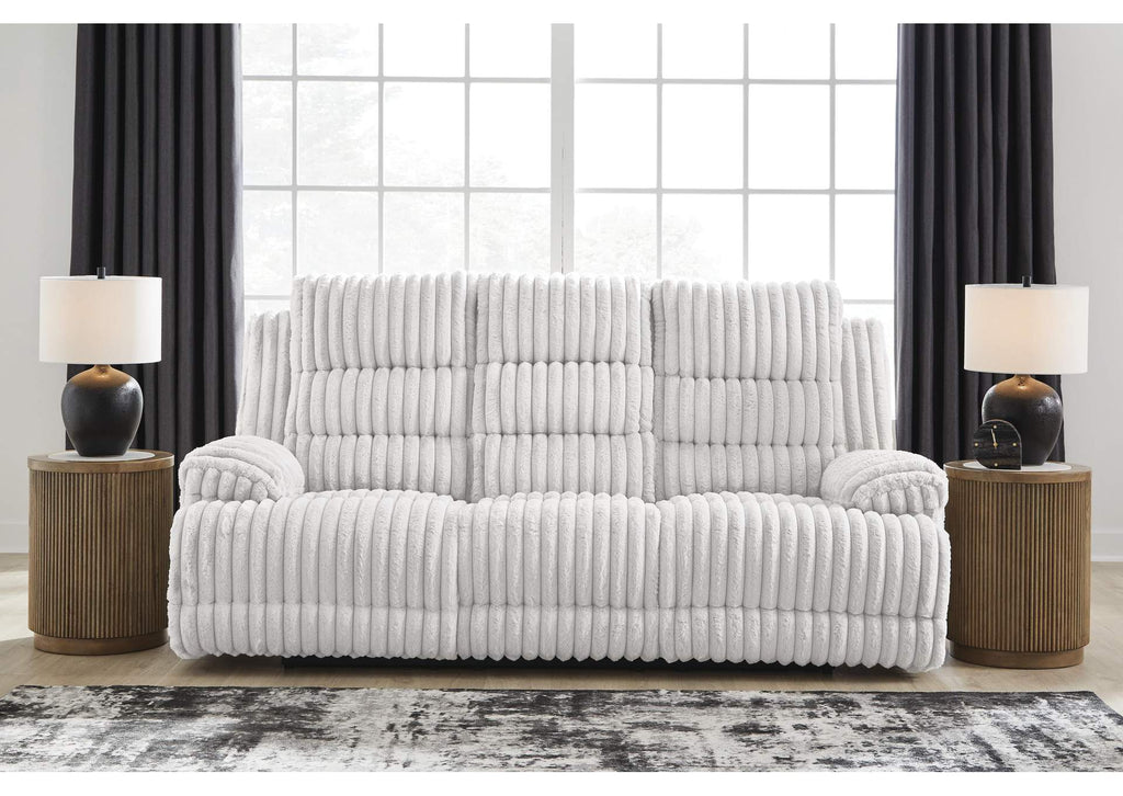 Rhines Falls Power Reclining Sofa with Drop Down Table
