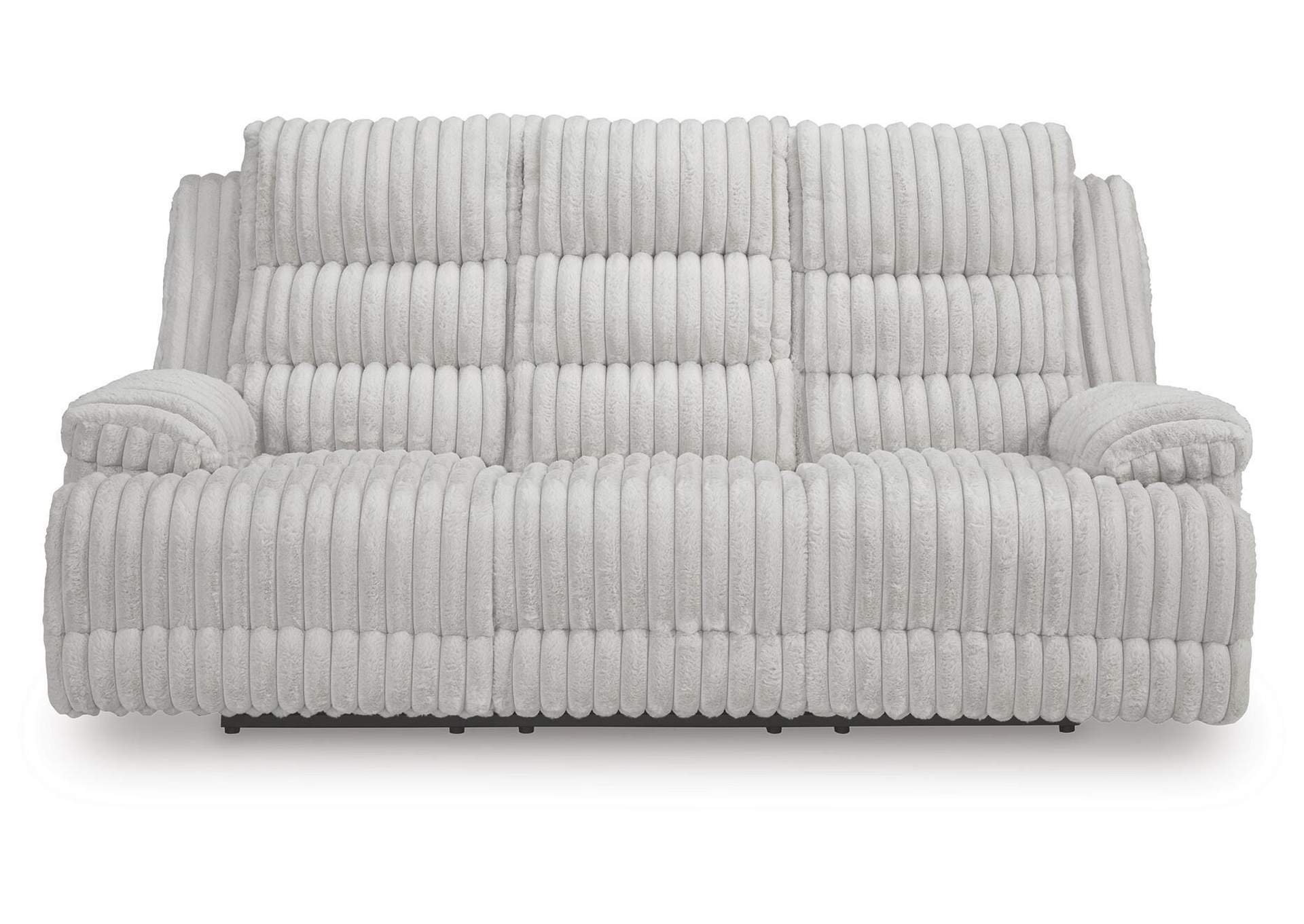 Rhines Falls Power Reclining Sofa with Drop Down Table front view