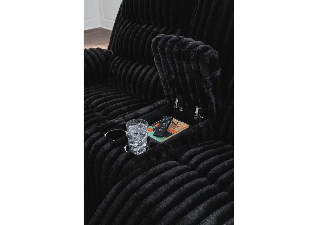 Technique Power Reclining Sofa and Loveseat Set detail
