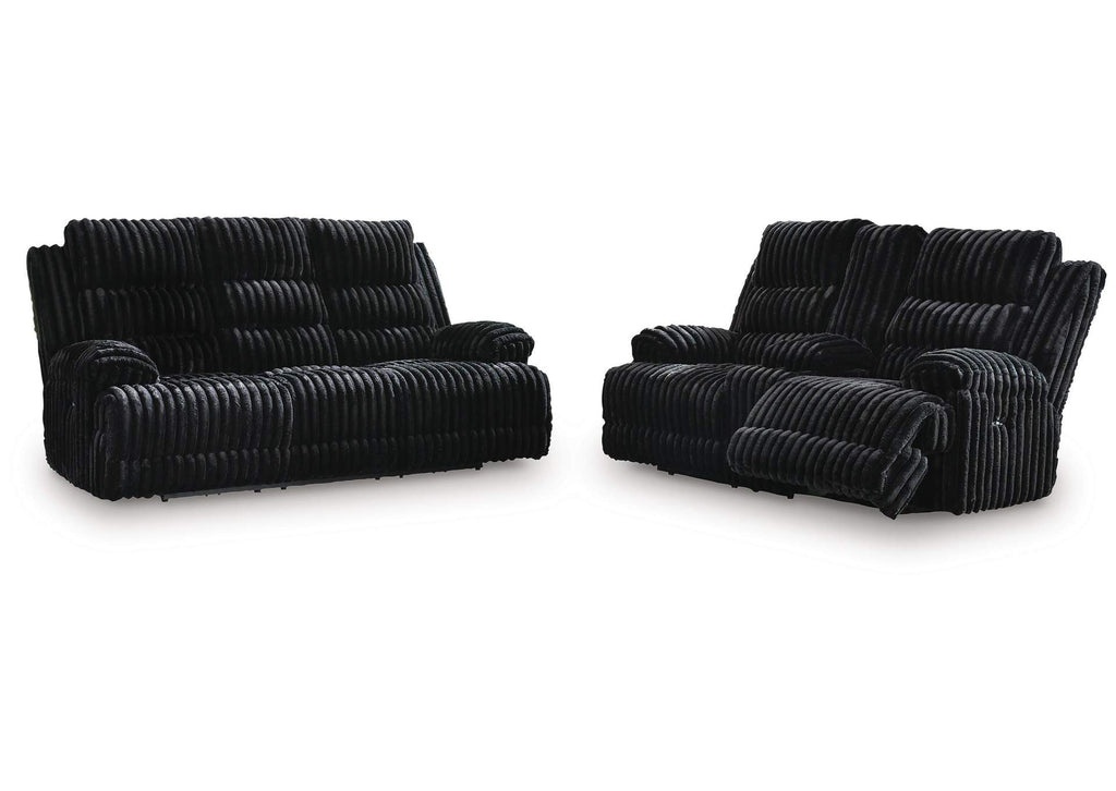 Technique Power Reclining Sofa and Loveseat Set