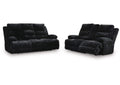 Technique Power Reclining Sofa and Loveseat Set