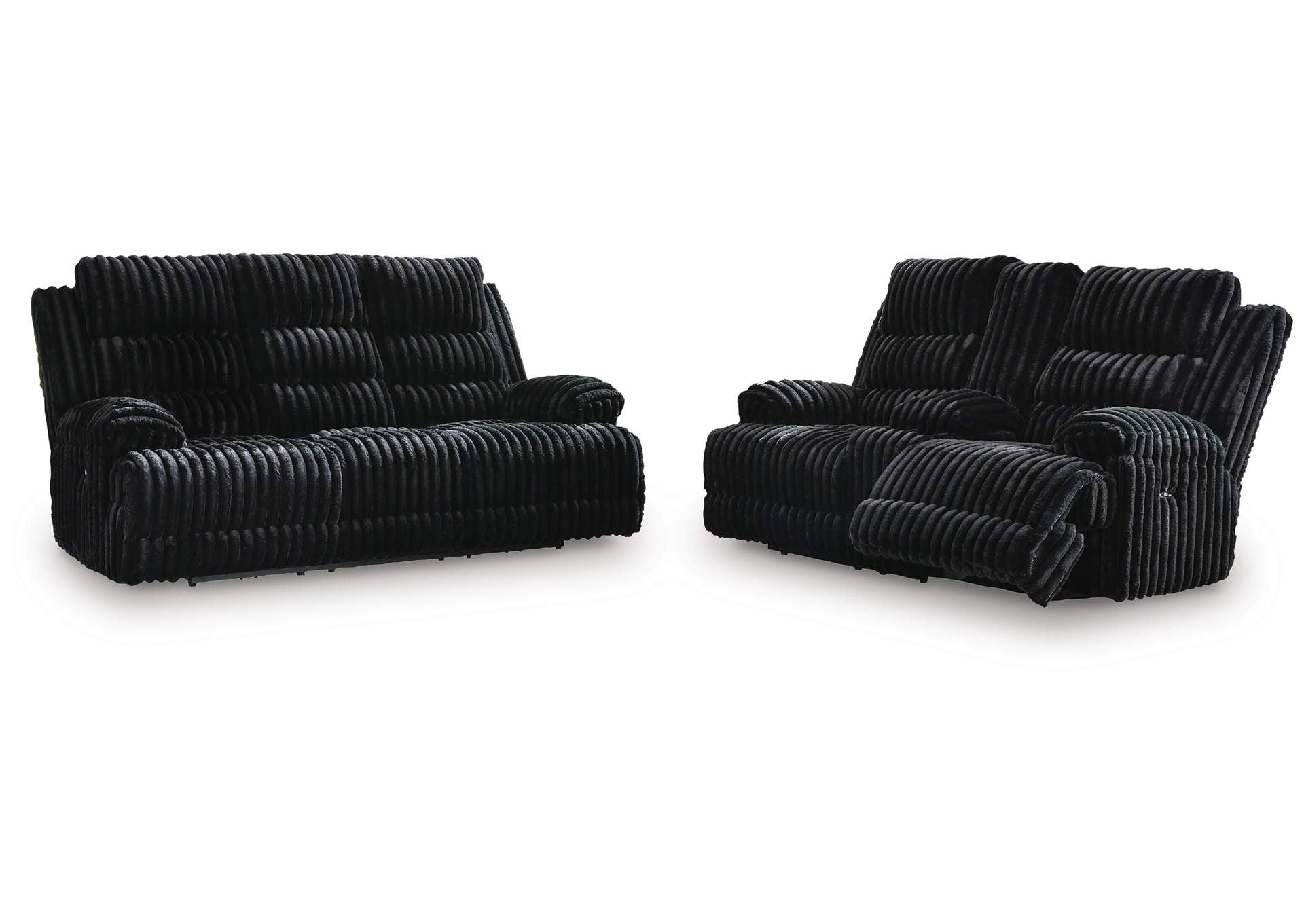 Technique Power Reclining Sofa and Loveseat Set