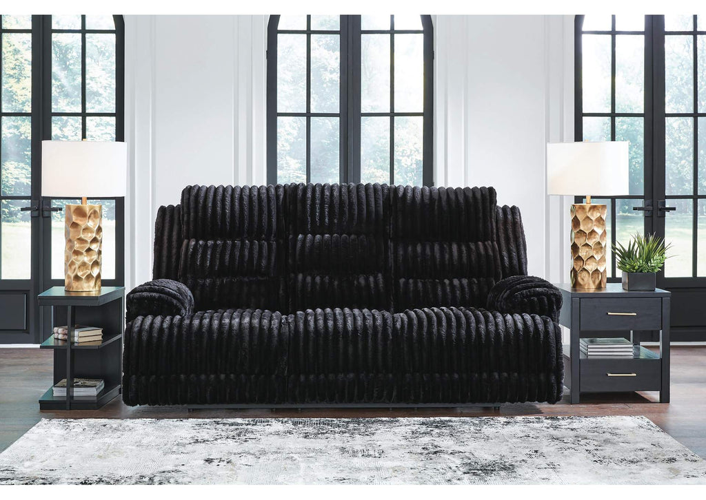 Rhine Falls Power Reclining Sofa with Drop Down Table