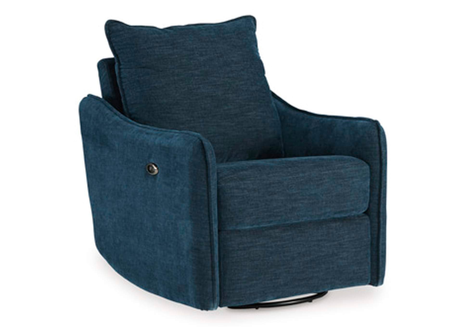 McBurg Swivel Power Recliner angled view