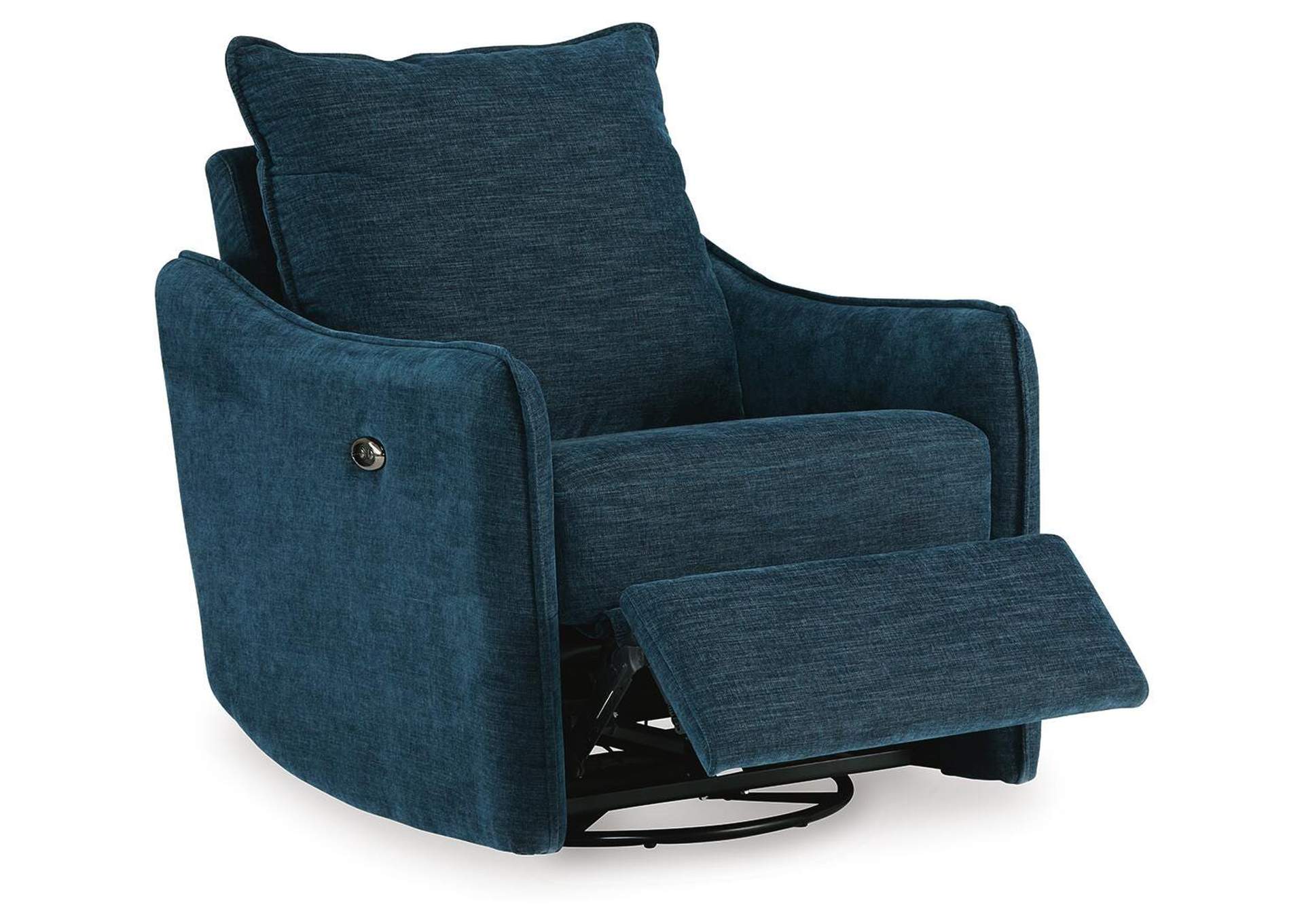McBurg Swivel Power Recliner angled view