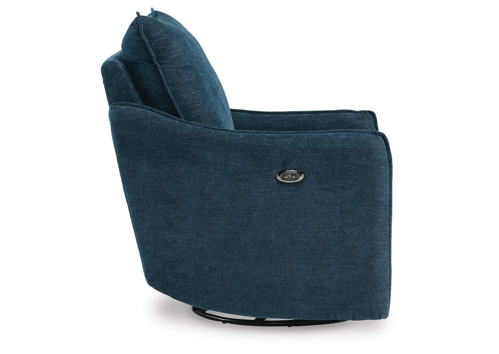 McBurg Swivel Power Recliner side view