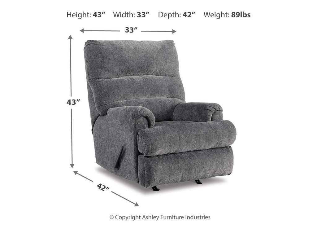 Man Fort Recliner dimensions