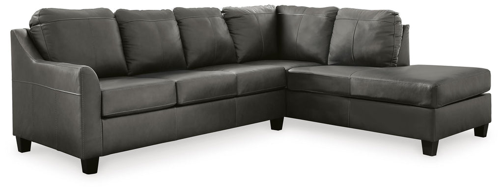 Valderno sectional, 2-Piece Sectional with Chaise · Right-Facing Chaise · 112 × 87 × 39 in, view 1