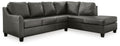 Valderno sectional, 2-Piece Sectional with Chaise · Right-Facing Chaise · 112 × 87 × 39 in, view 1