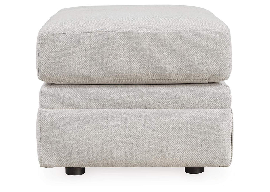 Maitelynn Chair and Ottoman side view