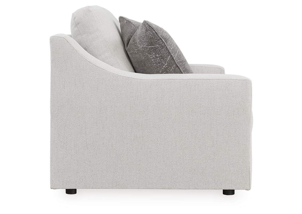 Maitelynn Sofa, Loveseat, Chair and Ottoman side view