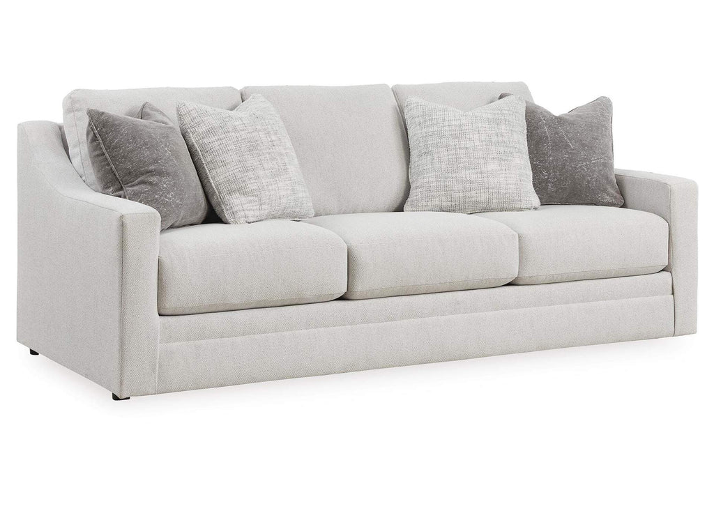 Maitelynn Sofa, Loveseat, Chair and Ottoman angled view