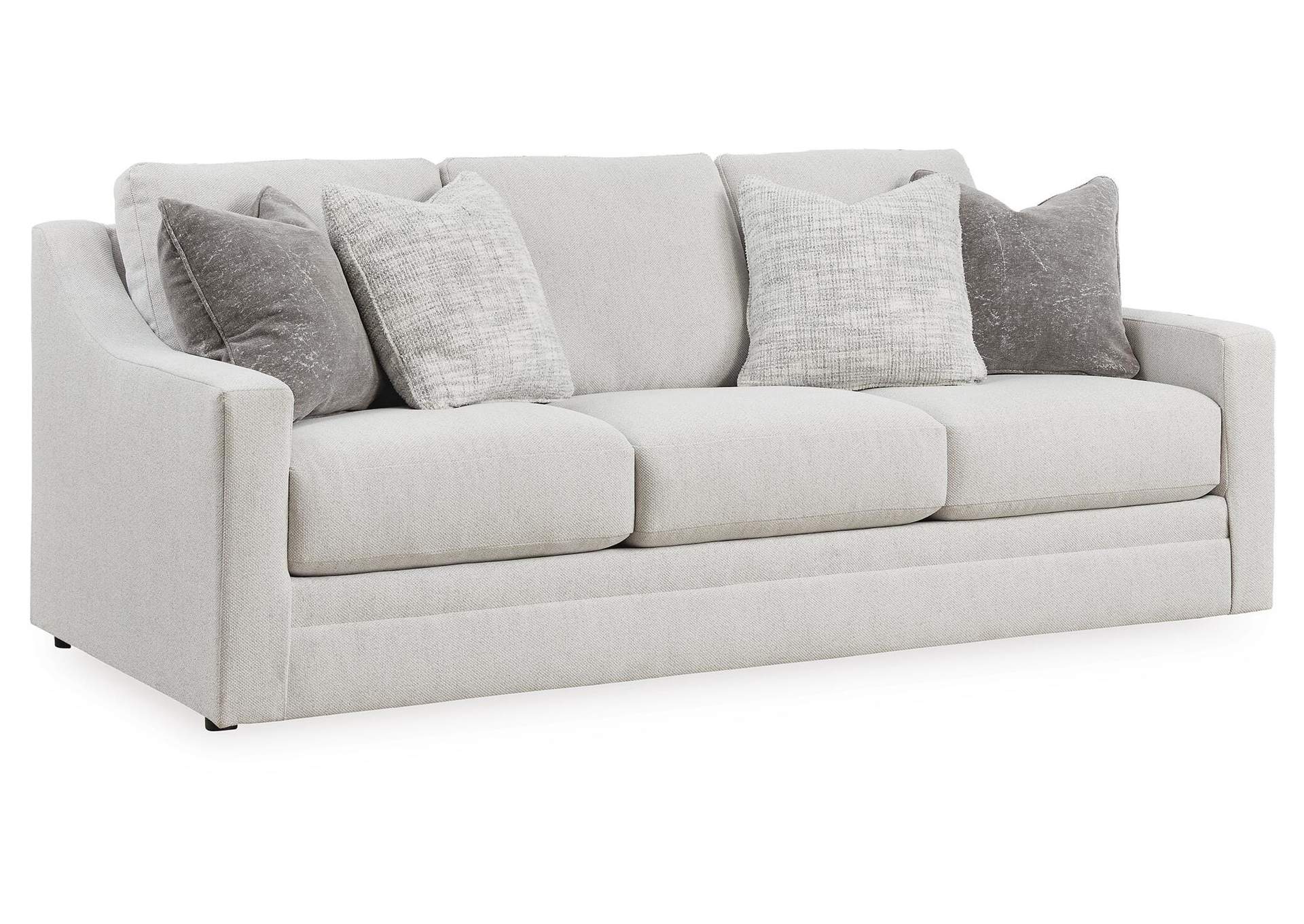 Maitelynn Sofa, Loveseat, Chair and Ottoman angled view