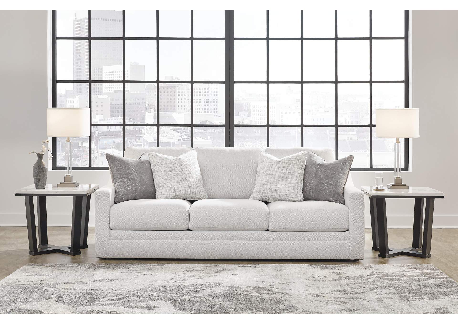 Maitelynn Sofa, Loveseat, Chair and Ottoman