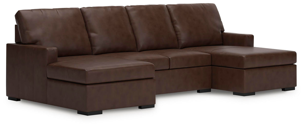 McDowlan sectional, 3-Piece Sectional with Double Chaise · Left-Facing Chaise · 124 × 61 × 41 in, view 1