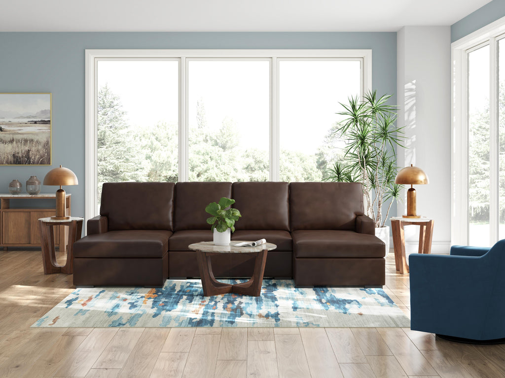 McDowlan sectional, 3-Piece Sectional with Double Chaise · Left-Facing Chaise · 124 × 61 × 41 in, view 3