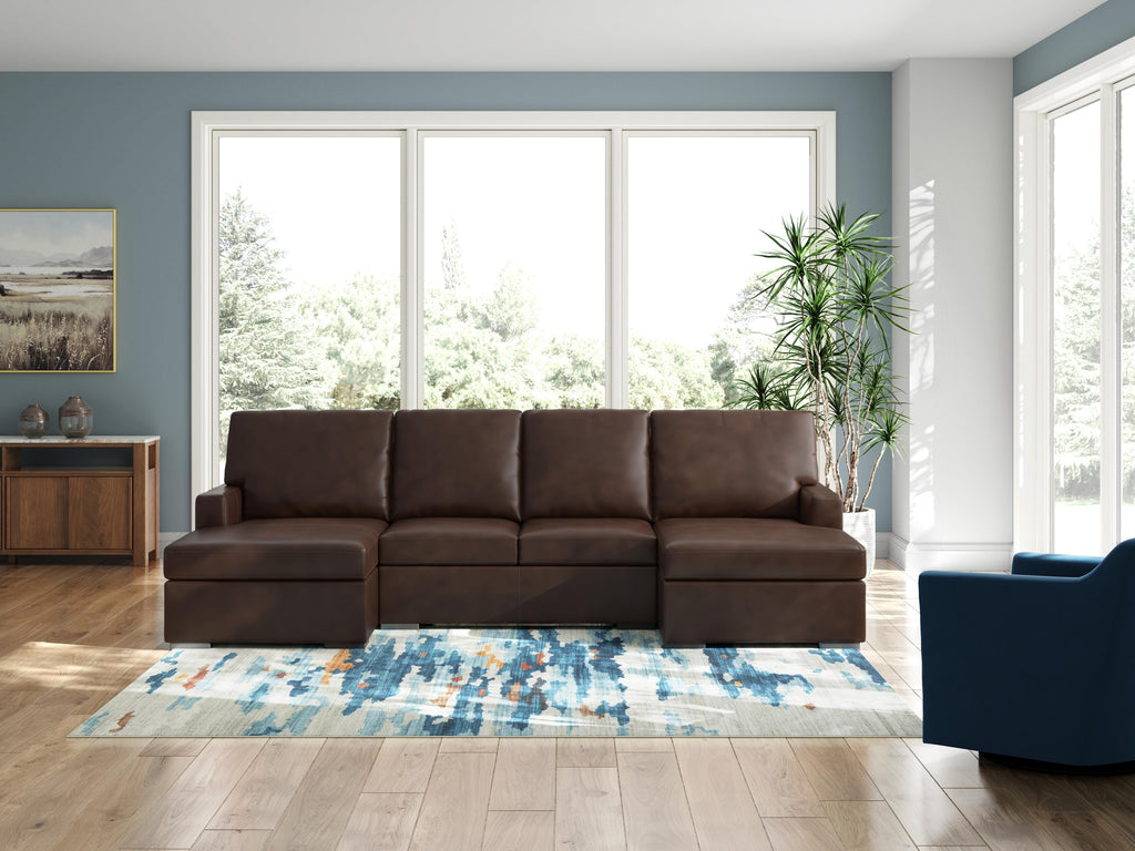 McDowlan sectional, 3-Piece Sectional with Double Chaise · Left-Facing Chaise · 124 × 61 × 41 in, view 2